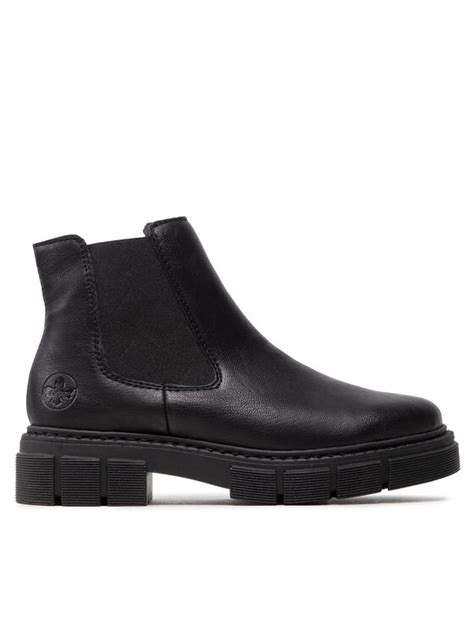 Rieker Bottines Botki Noir Modivo Fr