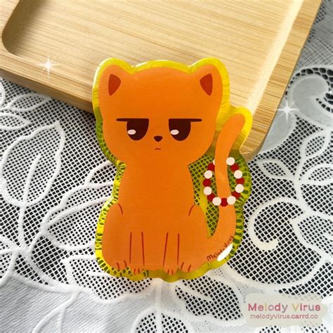 Kyo Cat Fruits Basket Badge Magnet Etsy