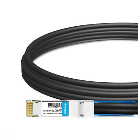 400 Gb Qsfp Dd A 2x200 G Qsfp56 Breakout Dac 2 5m Fibermall