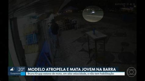 Vídeo Polícia Investiga Morte Por Atropelamento Na Barra Vídeo Mostra Modelo Bruno Krupp Em