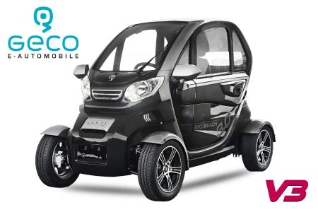 EEC Elektroauto Geco Beach 3000 V3 3kW Inkl Batteri Og Elektriske