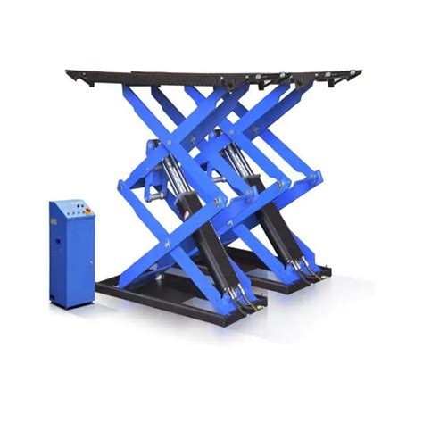 Double Cylinder Double Layer Shear Hydraulic Scissor Car Lift China