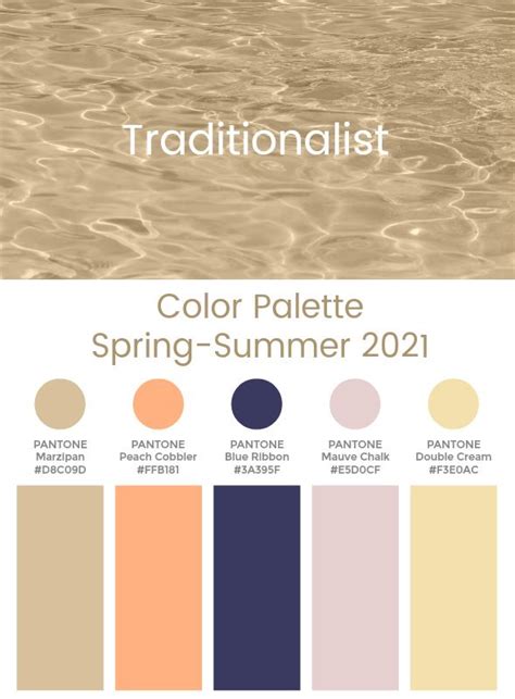 Trend Color Palette Spring Summer 2021 Traditionalist Color Trends