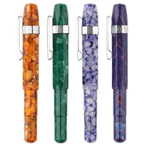 Delike Alpha Resin Travel Short Fountain Pen Acrylic Pocket Pen Extra 0