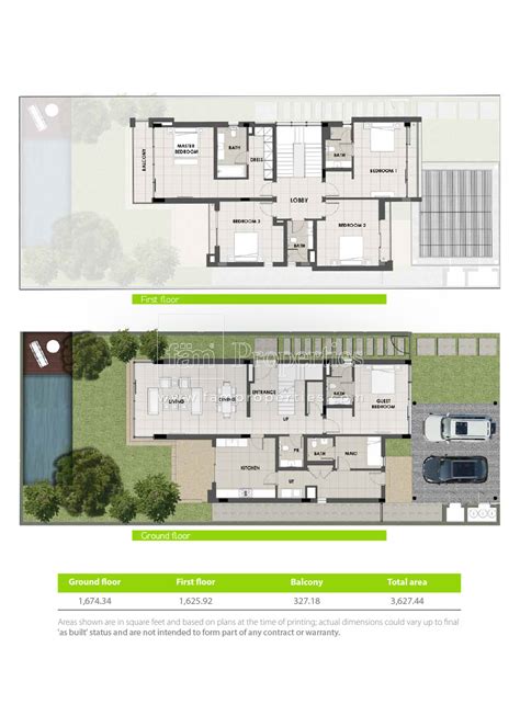 Floor Plans - Damac Hills Dubai - Dubai Real Estate