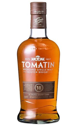 Купить виски Tomatin 18 YO 0.7 л – цена 22550 руб Томатин 18 лет 700 мл ...