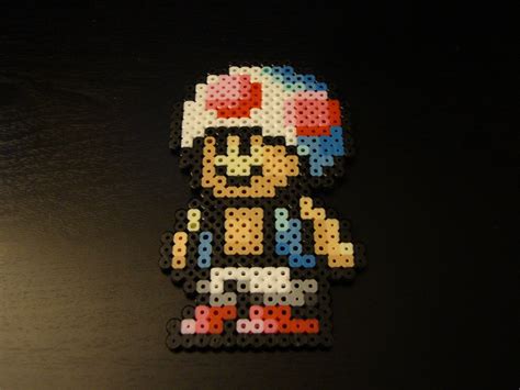 Super Mario Bead Sprite Toad 2 【スーパーマリオ図案】【アイロンビーズ】作り方 みんなの作品集