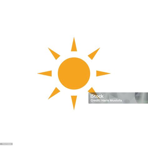 Soleil Clip Art Design Vecteur Isolé Vecteurs Libres De Droits Et Plus