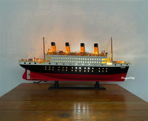 RMS Titanic Model Ship Wooden Model Ship Size 24 - Etsy