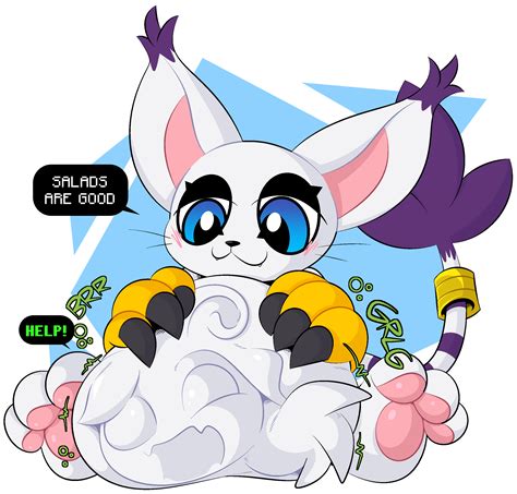 Rule 34 Digimon Eating Ekkokenight Gatomon Palmon Tagme Vore 7016151