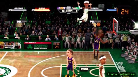 Los Angeles Lakers Vs Boston Celtics NBA JAM OFE 1st Half