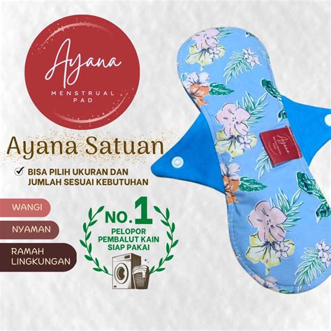 Jual Ayana Pembalut Kain Satuan Day Night Super Night Lite Pantyliner