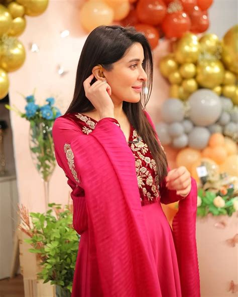 Shaista Lodhi Celebrated 57th Anniversary Of PTV In Morning At Home