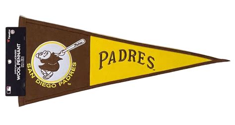 San Diego Padres Retro 13” x 32” Wool Pennant