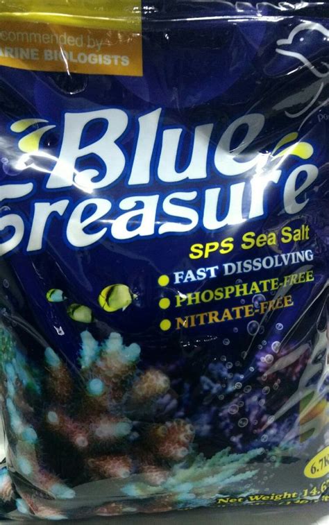 Sal Blue Treasure Kg Sps Sea Salt Mercado Livre