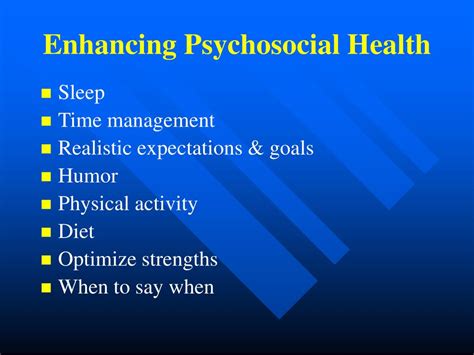 Ppt Psychosocial Health Powerpoint Presentation Free Download Id