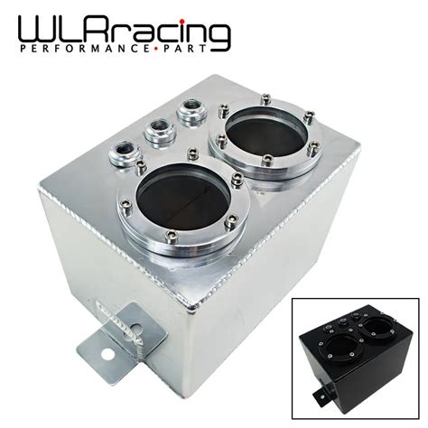 WLR RACING 3L Dual BILLET ALUMINUM FUEL SURGE TANK SURGE TANK Without