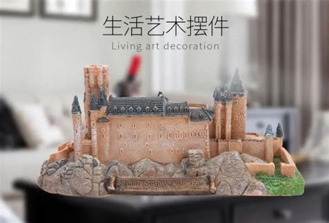 Em promoção Espanha Castelo De Segovia E Criativo Artesanato De Resina