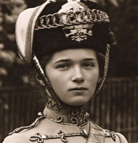 Grand Duchess Olga Nikolaevna Of Russia In Her Regimental Uniform Grand Duchess Olga Romanov