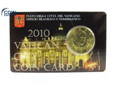 Cent Vatikan In Coincard Vaticano M Nze Euro Coin Card Nr