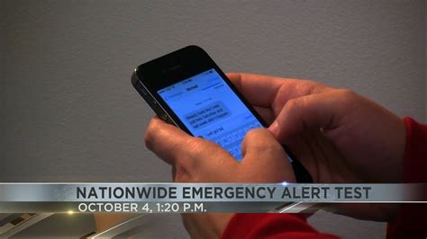 Nationwide Emergency Alert Test Happening In October Youtube