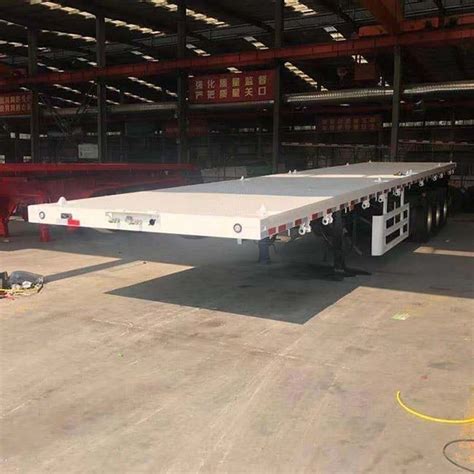 China Aluminum Flatbed Semi Trailer Manufacturers Suppliers Factory ...