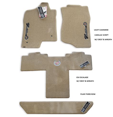 Cadillac Escalade ESV Floor Mats Set 2002 2014