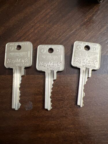 Keymark By Medeco Key Blanks Used Locksmith Art Collectors Ebay