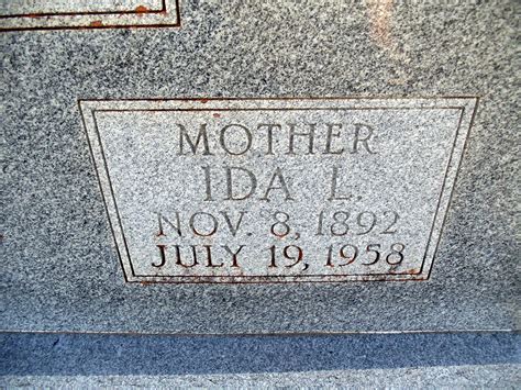 Ida Lydia Whitfield Dodd 1892 1958 Mémorial Find a Grave