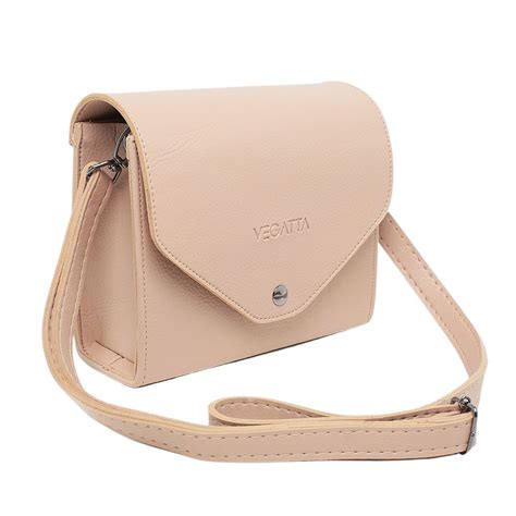 Bolsa Feminina Nude Stope Retangular Lara Em Couro Moderna Shopee Brasil