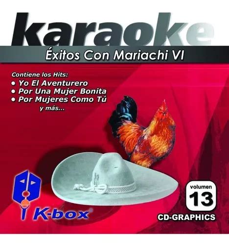 Cd g Karaoke K box Éxitos Con Mariachi Vi MercadoLibre