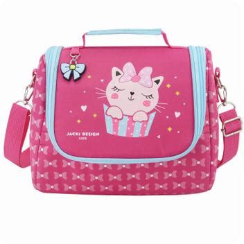 Lancheira Infantil T Rmica Escolar Gata Pink Menina Jacki Jacki