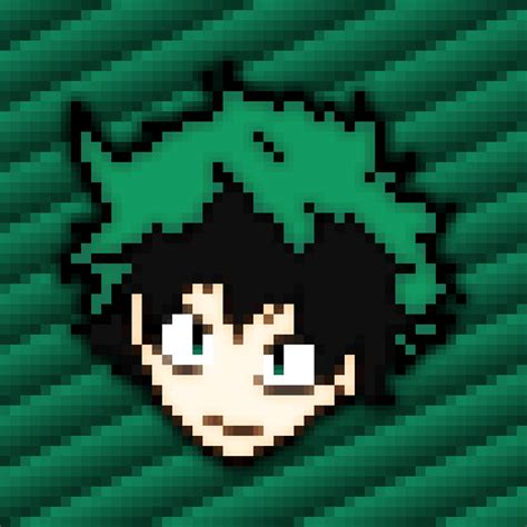 Hero Academia Deku Pixel Art Icon By Sub0ruart On Deviantart