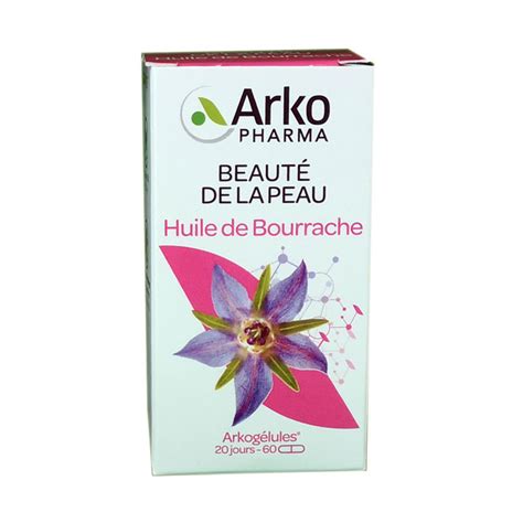 Arkogelules Huile Bourrache Bio Gelules Arkopharma