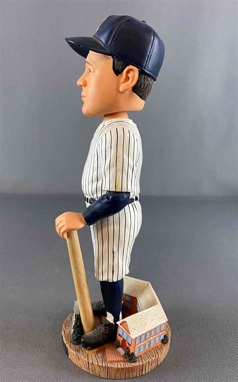 Bid Now Cooperstown Collection Babe Ruth Bobblehead Yankees Rare