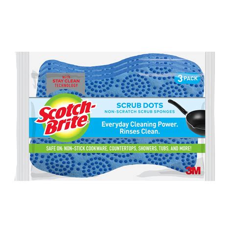 Scotch Brite Scrub Dots Non Scratch Scrub Sponges Ct Cvs Pharmacy