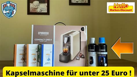 Cremesso Compact One Ii Netto Kaffeekapselmaschine Capsule System