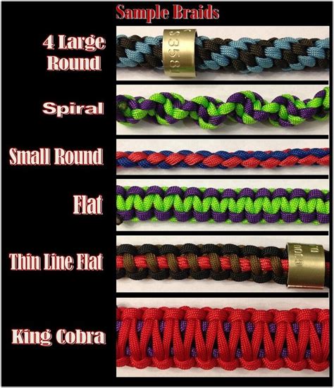 Paracord Braiding Diy Instructions Basic Paracord Projects