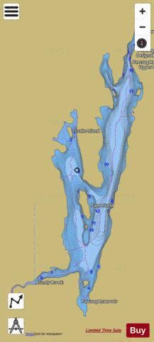 Pascoag Reservoir Fishing Map | Nautical Charts App