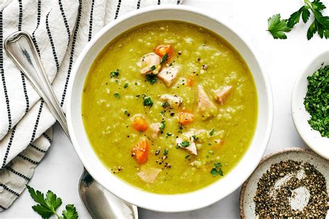 Classic Split Pea Soup Downshiftology