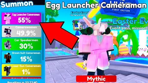 Finally New Chance For Egg Launcher Cameraman In Toilet Tower