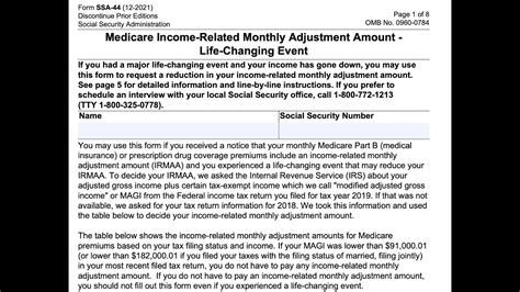 Irmaa Appeal Form 2023 - Printable Forms Free Online