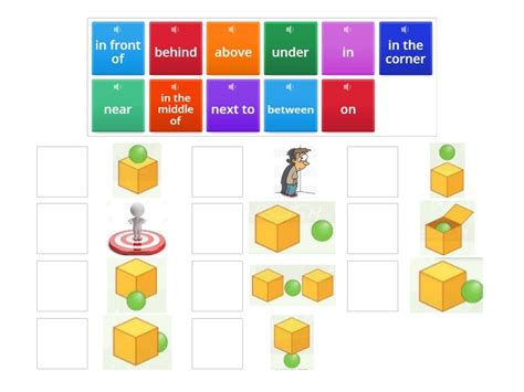 EF Pre Int 1C Prepositions Of Place Match Up