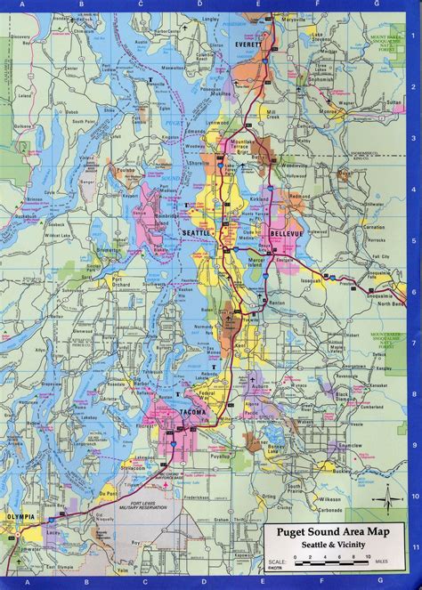 Seattle Elevation Map