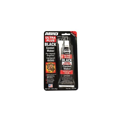 Abro Ultra Plus® Black Rtv Silicone Gasket Maker Shop Now