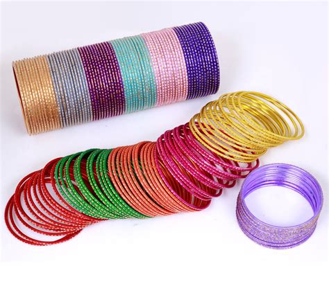 Full Set Of Mix And Match Bangles Colors In One Indian Etsy