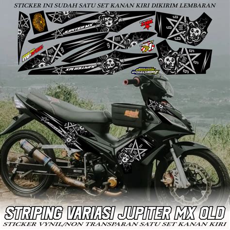 Striping Variations Yamaha Jupiter Mx Old Medusa Sticker