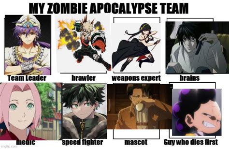 My Zombie Apocalypse Team Imgflip