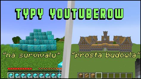 Typy Youtuberów W Minecraft Youtube