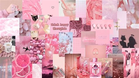 Rosa Aesthetic Cute Laptop Wallpaper Wallpaper Notebook Pink